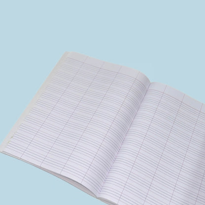 XAV- Hard Bound Four Line Colum Notebook