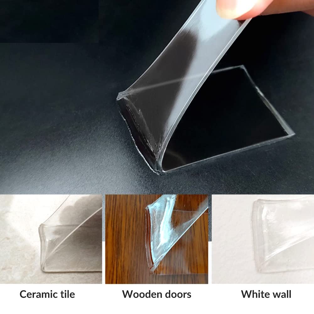Double Sided Tape Heavy Duty - Multipurpose Removable Traceless Mounting Adhesive Tape for Walls