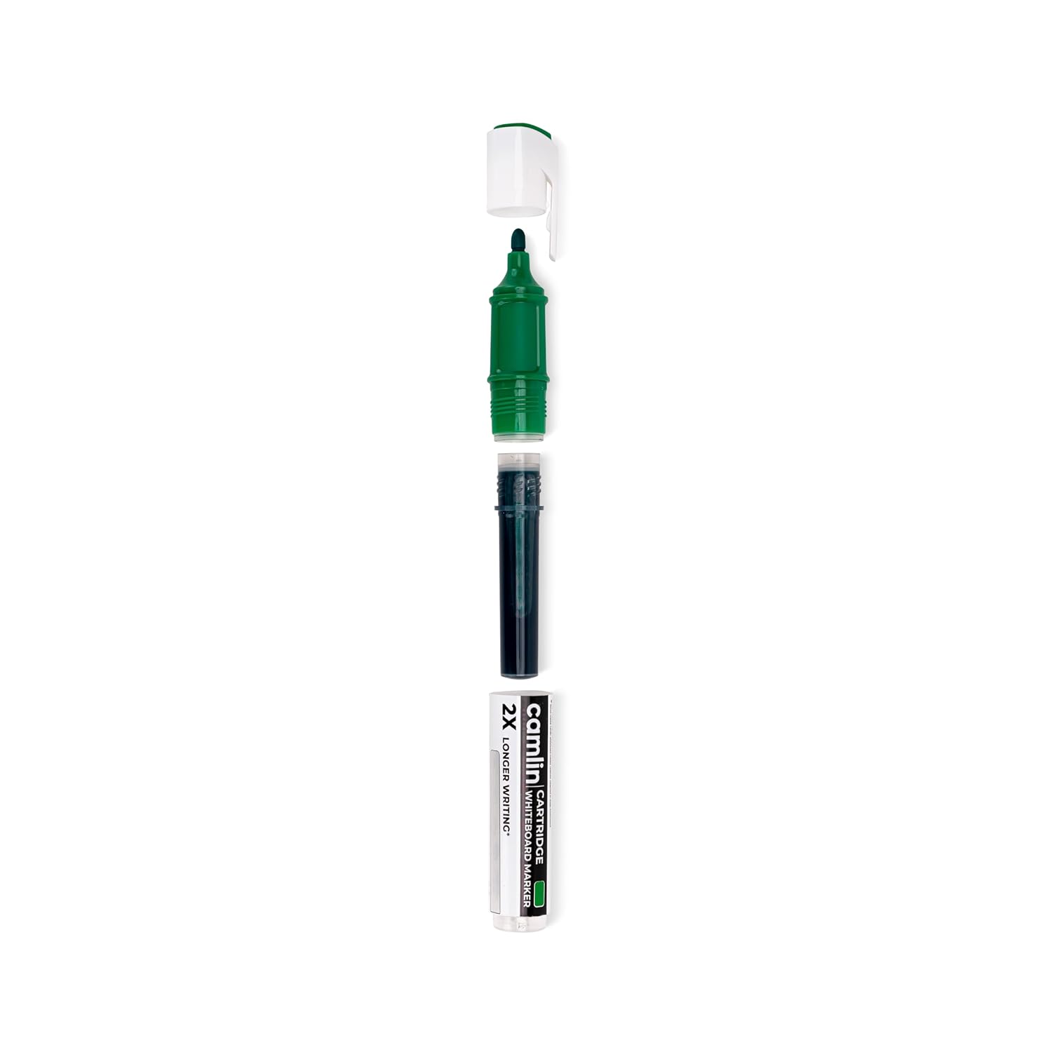 Camlin Cartridge White Board Marker pack of 5 - GREEN