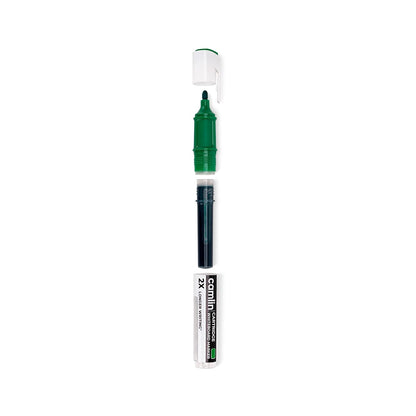 Camlin Cartridge White Board Marker pack of 5 - GREEN