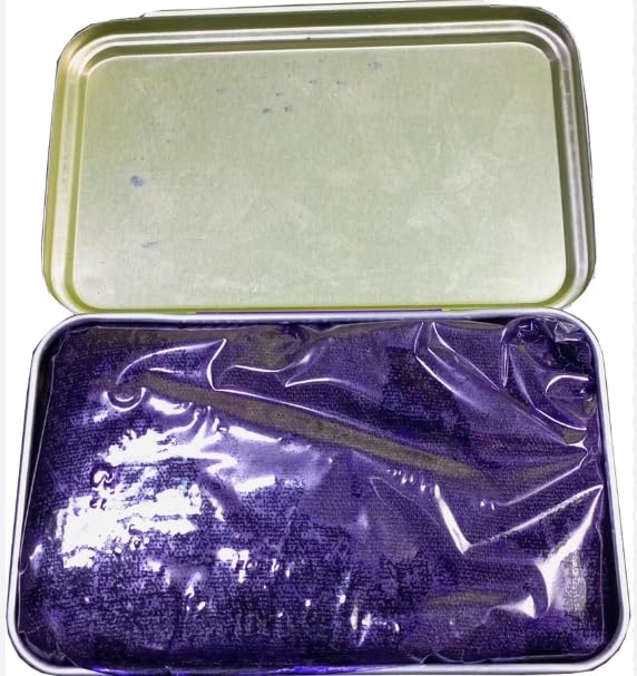 Camlin Stamp Pad, Large Size, Long Lasting Impression, Blue Color