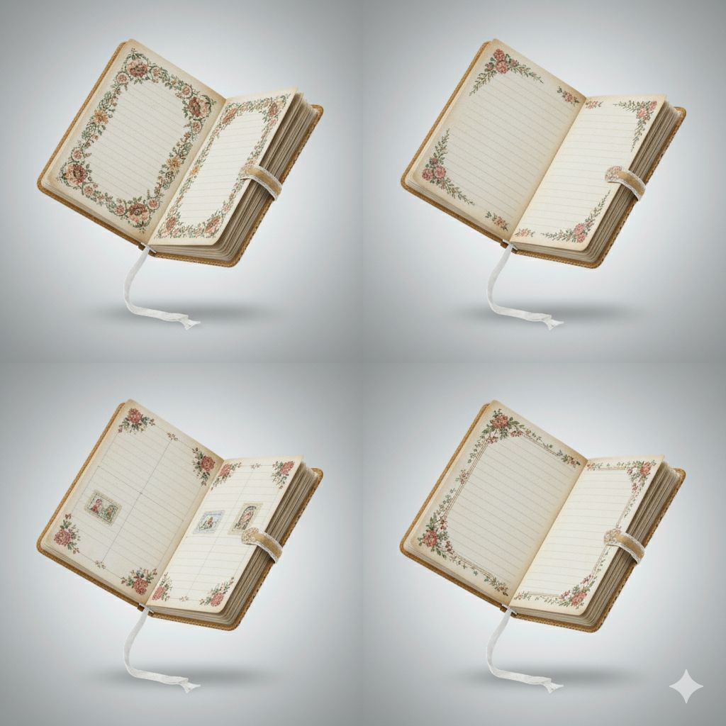 Peacock King Magnetic Lock Style Diary