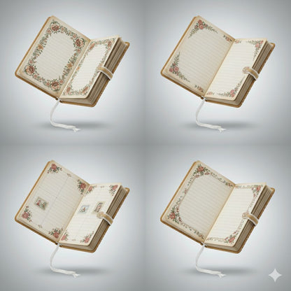 Peacock King Magnetic Lock Style Diary