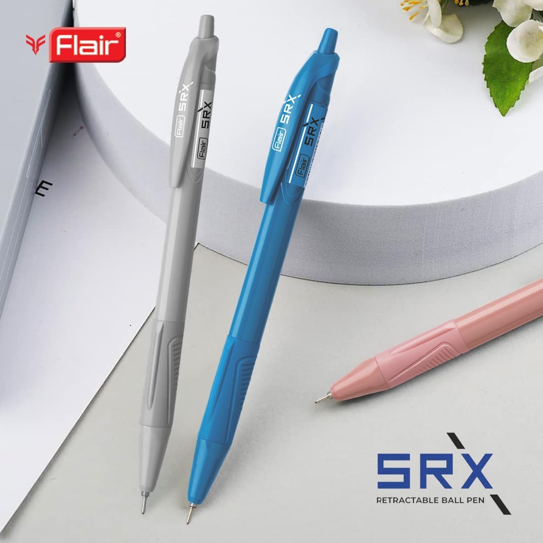 FLAIR SRX 0.7mm Retractable Ball Pen