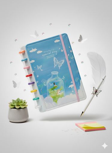 Butterfly Dream “Special Day” Spiral Style Diary