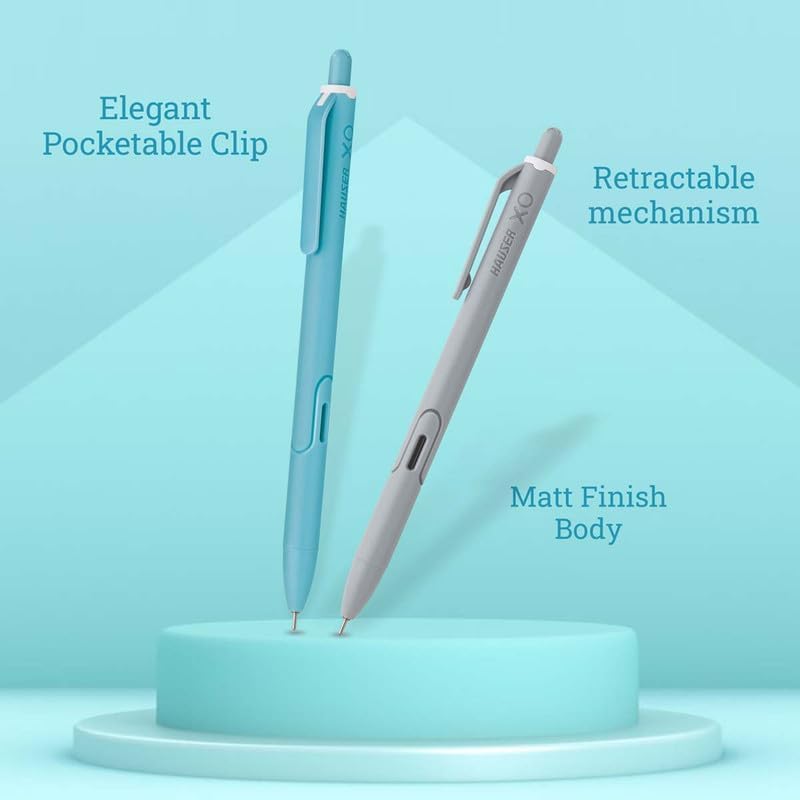 Hauser XO Click Ball Pen  (Pack of 5)