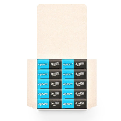Apsara White Dustless Chalks