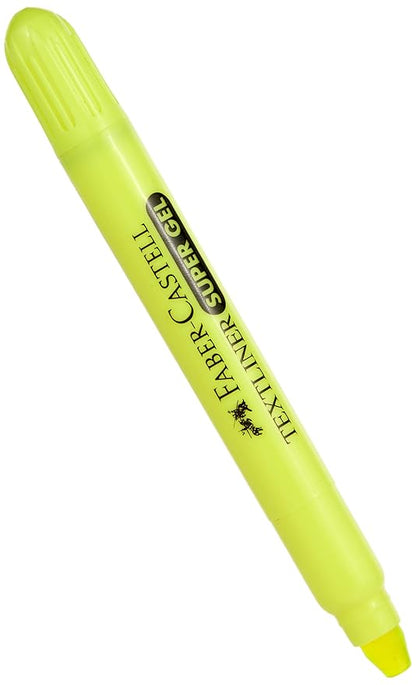 Faber-Castell Gel Broad Text Liner Set of 4 [Yellow, Green, Pink, Orange]