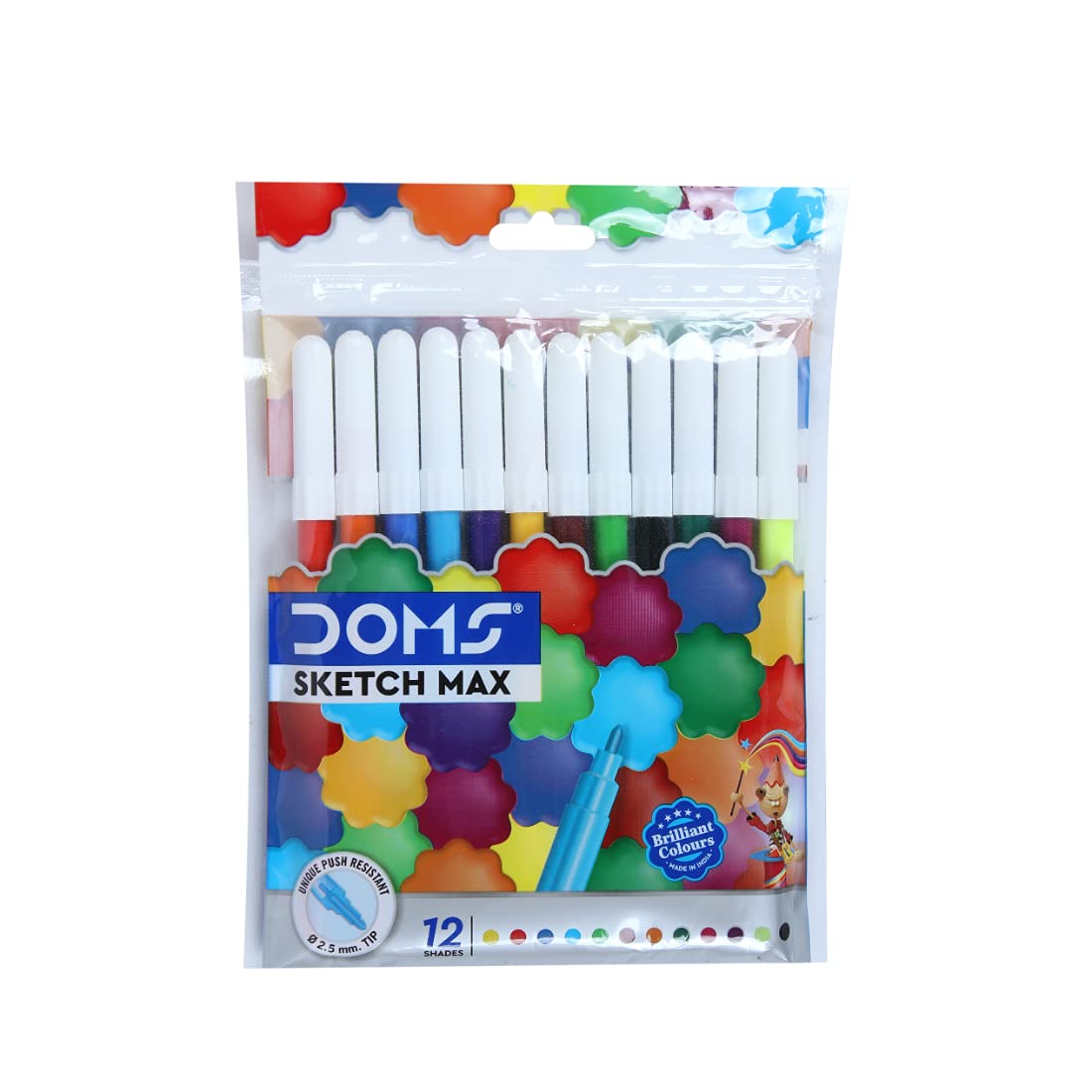 Doms Sketch Max 14 Shades Non-Toxic Water Colour Sketch Pens