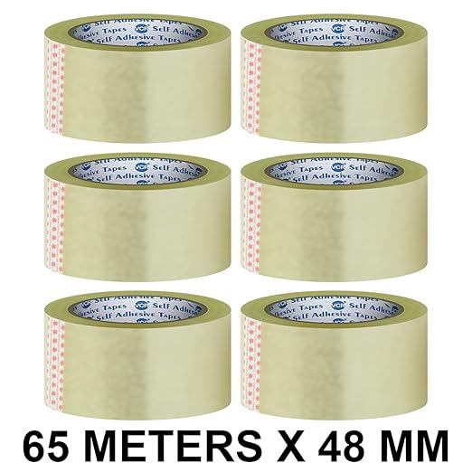 Packaging Clear Tape  65 Meters in Length - 48mm / 2" Width