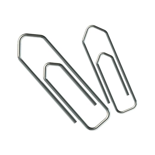 Oddy Paper Clips Nickel Plated - PC-50mm -