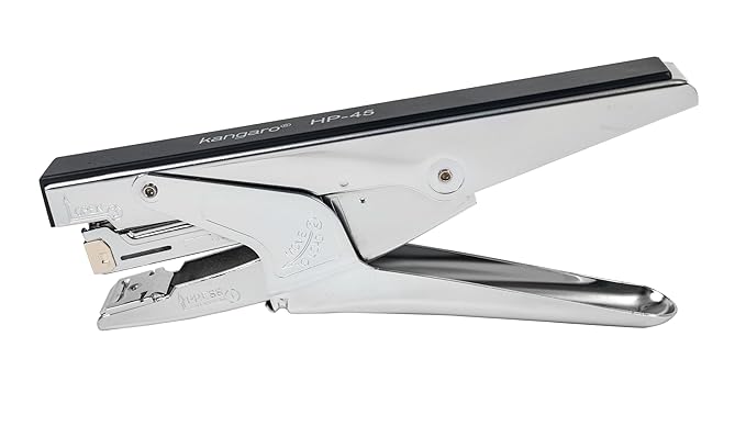 Kangaroo HP-45 All Metal Stapler, Standard Stapler with Quick Loading Mechanism