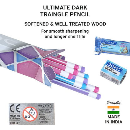 DOMS Zoom Ultimate Dark Triangle Pencils