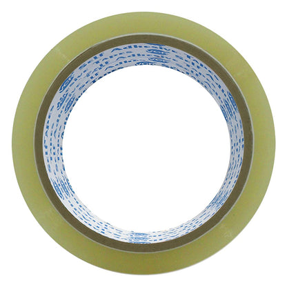 Adhesive Transparent Cello Tape - 35 Meters in Length - 12mm / 0.5" Width (Pack of 2)