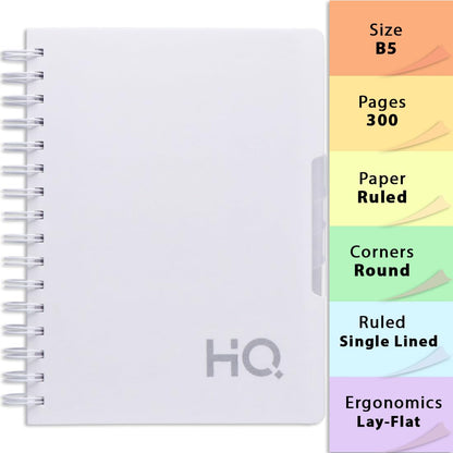 Navneet HQ Five Subject Spiral Notebook