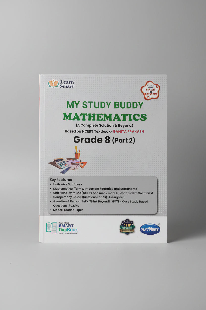 Learn Smart My Study Buddy Mathematics Std.8th (Part-2)