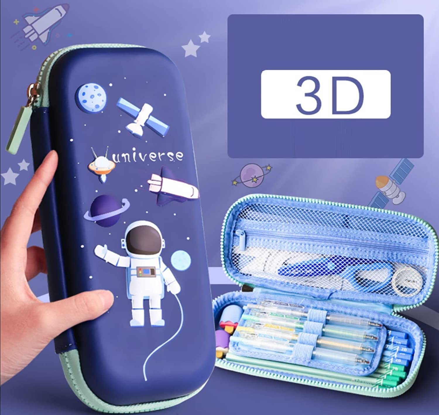 Space Theme Pencil Pouch