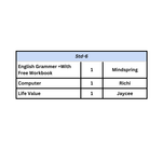 Set of 3 Private books -Std. 6th Naroda