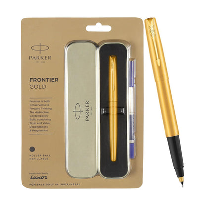 Parker Frontier Gold Roller Ball Pen