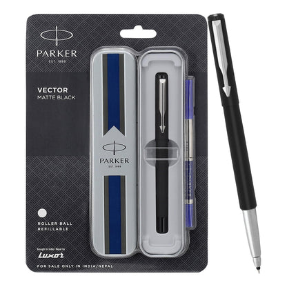 Parker Vector Matte Black Chrome Trim