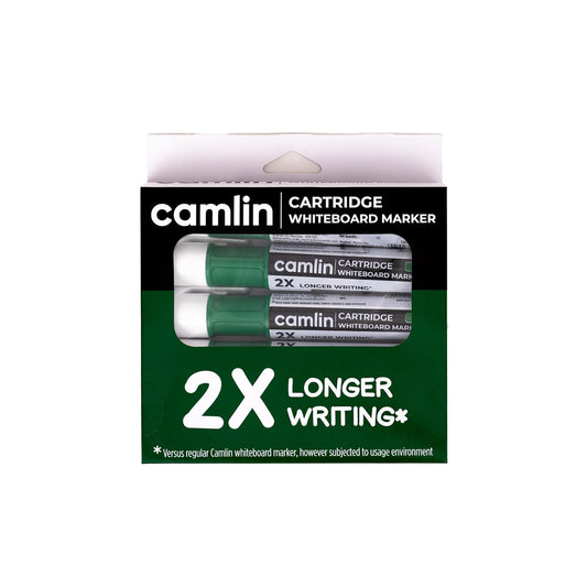 Camlin Cartridge White Board Marker pack of 5 - GREEN