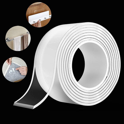 Double Sided Tape Heavy Duty - Multipurpose Removable Traceless Mounting Adhesive Tape for Walls