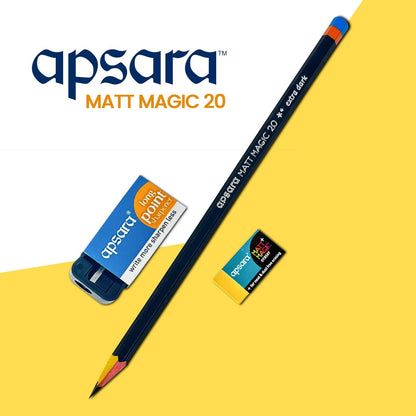 Apsara Matt Magic Pencil 2.0 Pack of 10