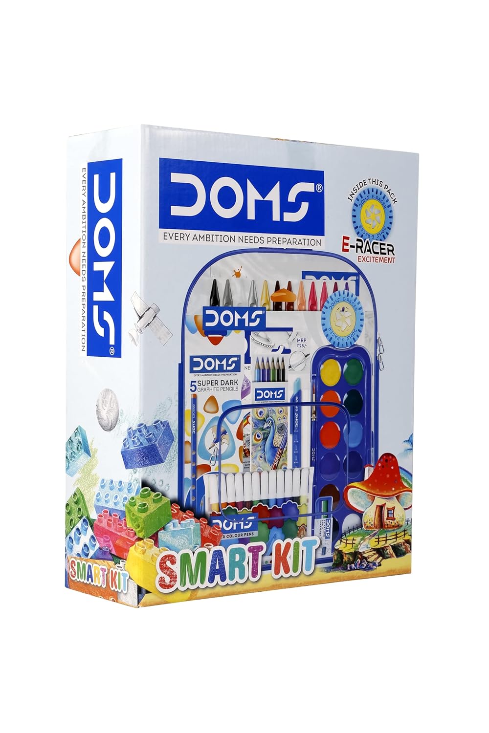 Doms Smart Kit | Comes With Transparent Zipper Bag | Perfect Value Pack