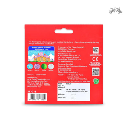 Faber-Castell Connector Pen Set - Pack of 15