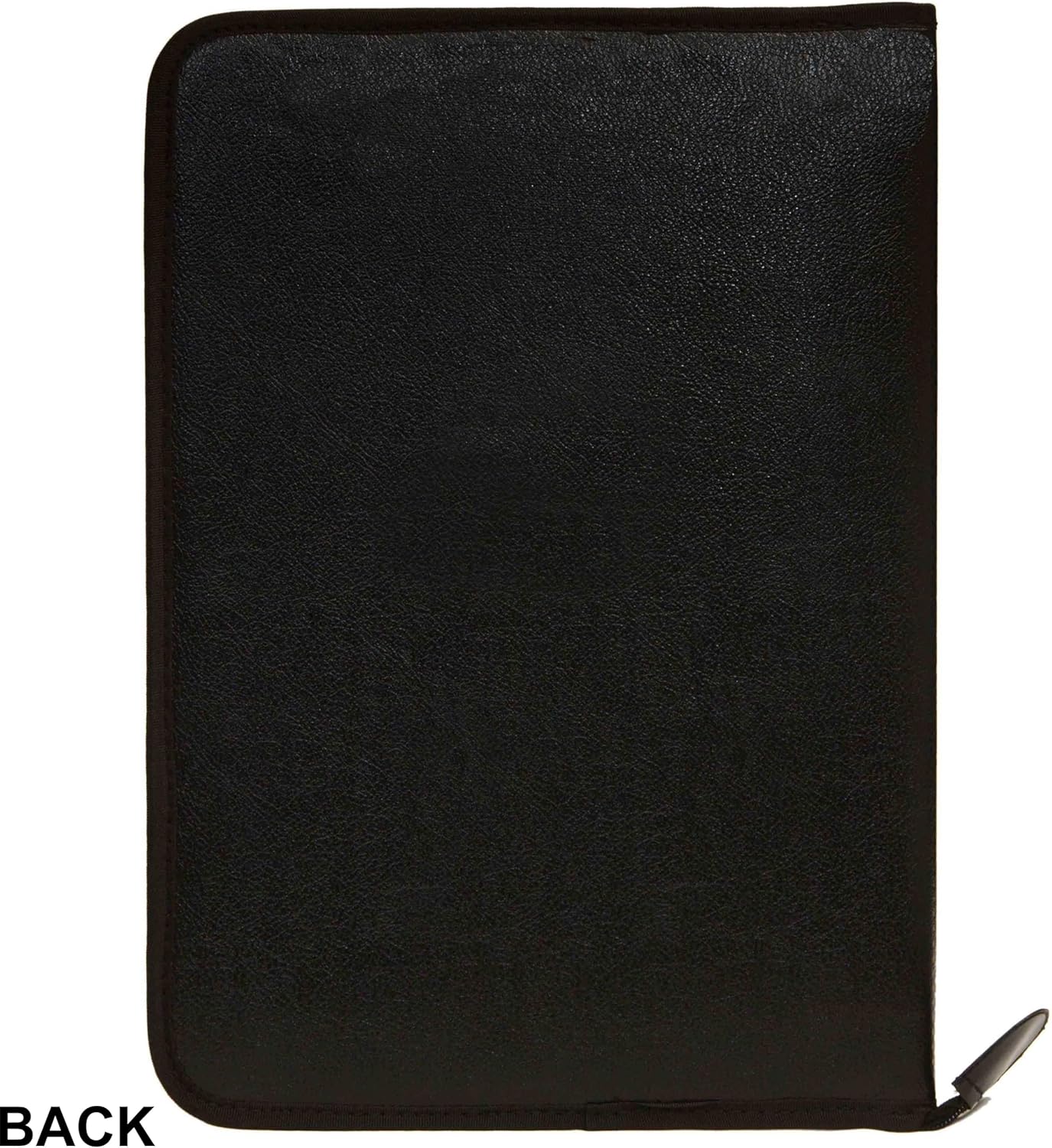 Leather Document File Folder Multipurpose Professional Documents Organizer Bag with Zipper Portfolio Holder for Office, School (Set of 1 - Black)