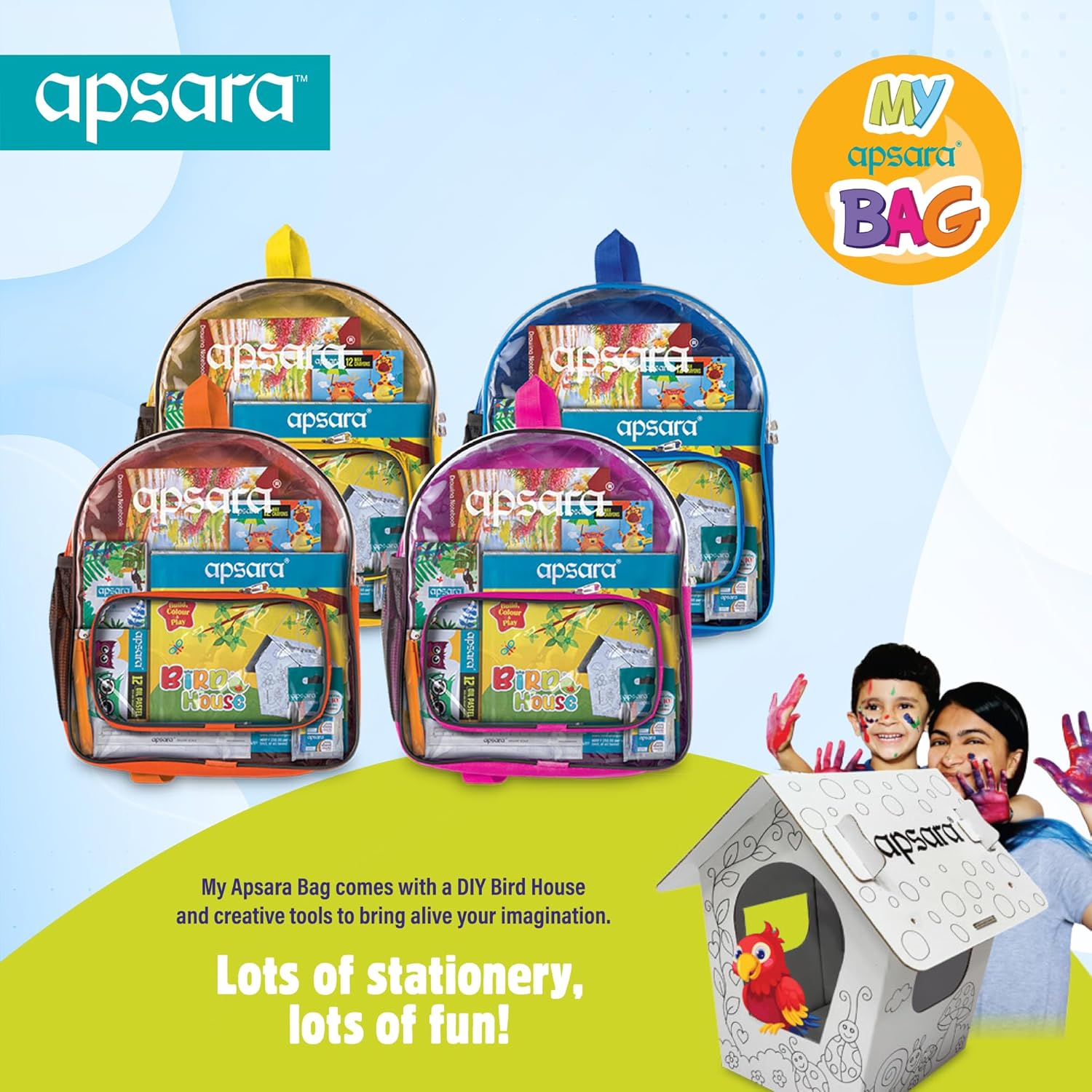 Apsara Stationery Bag Kit-DIY House