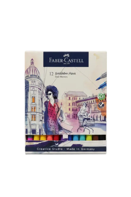 Faber Castell 12 Gold Faber Aqua Color