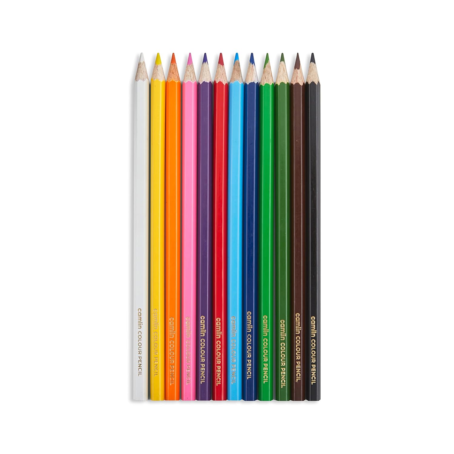 Camel Color Pencil, Assorted, 12 Pieces