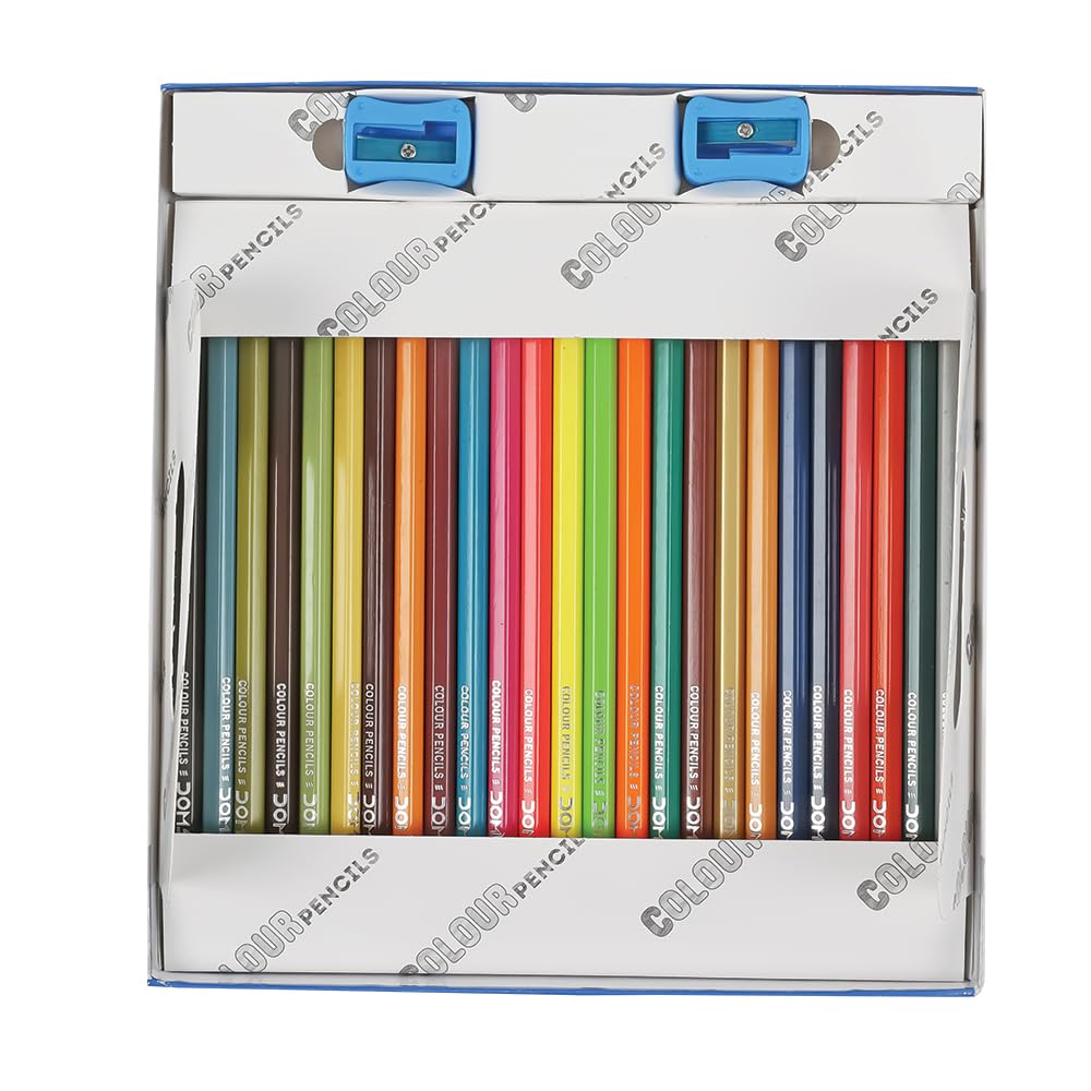 DOMS Colour Pencils Box Pack of 50 Shades