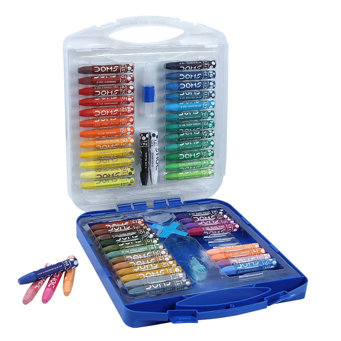 Doms 50 Shades Oil Pastels 75Mm Length 11Mm Diameter With Case