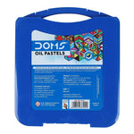Doms 50 Shades Oil Pastels 75Mm Length 11Mm Diameter With Case