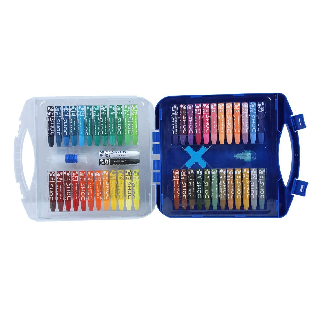 Doms 50 Shades Oil Pastels 75Mm Length 11Mm Diameter With Case