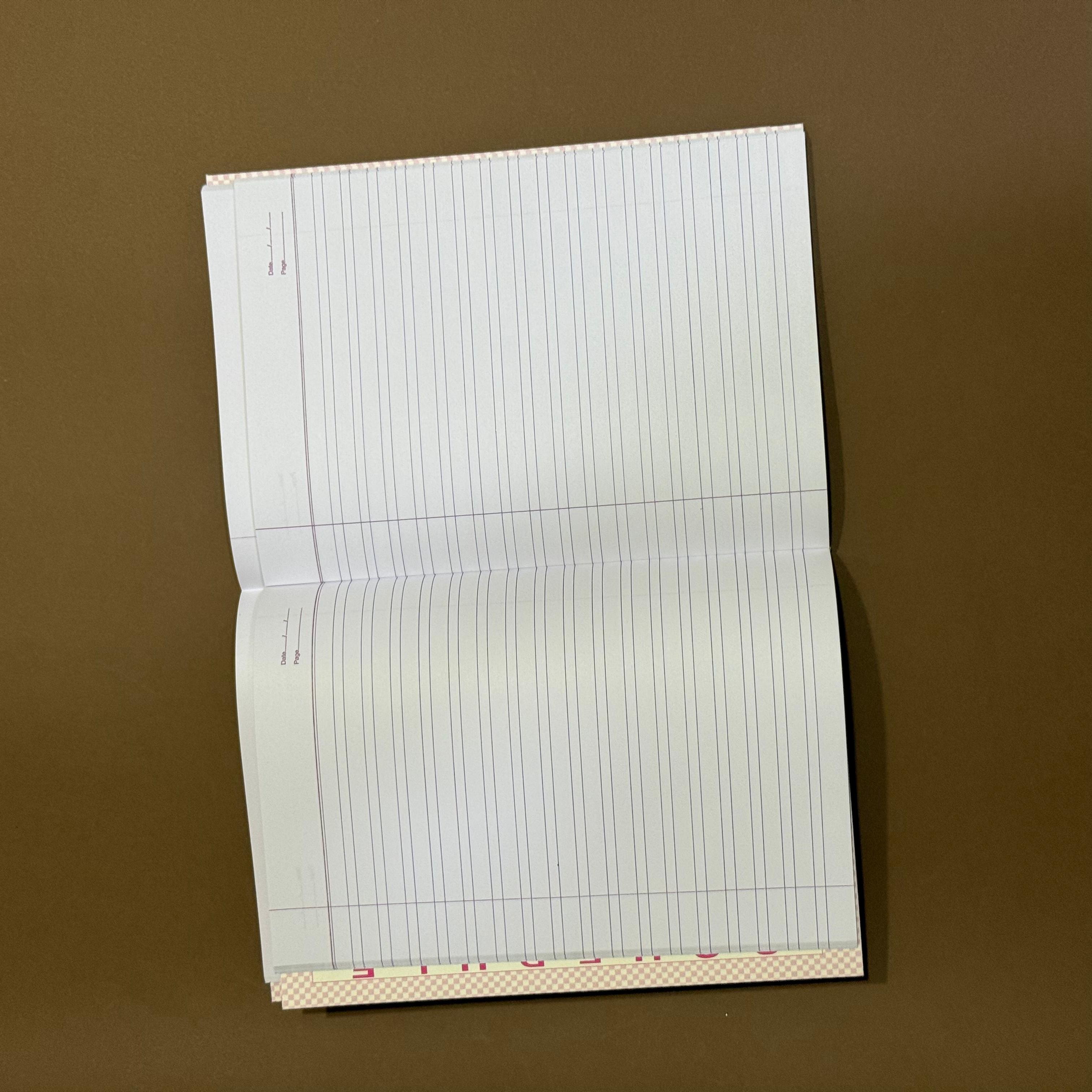 XAV- Double Line Hard Bound Notebook