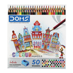 DOMS Colour Pencils Box Pack of 50 Shades