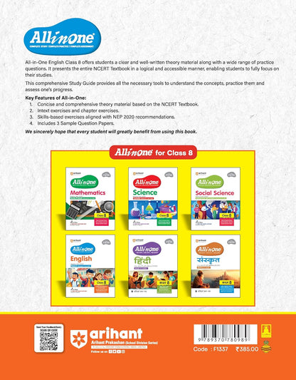 Arihant All in One English Class 8