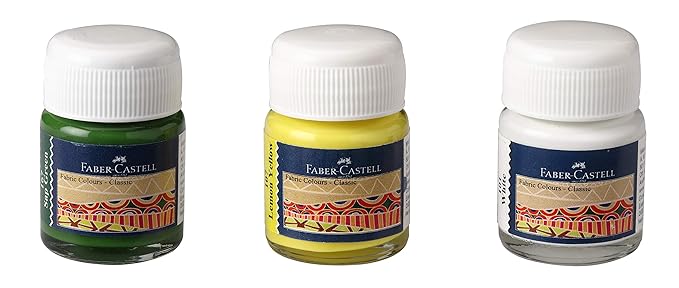 Faber-Castell Fabric Color - Pack of 6 (Assorted)