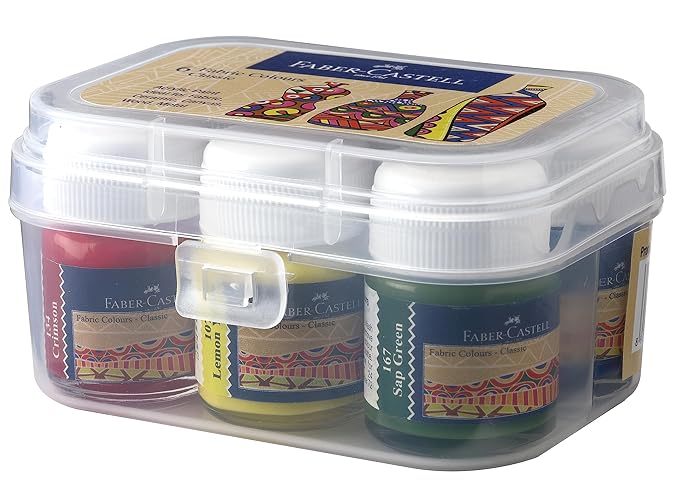 Faber-Castell Fabric Color - Pack of 6 (Assorted)