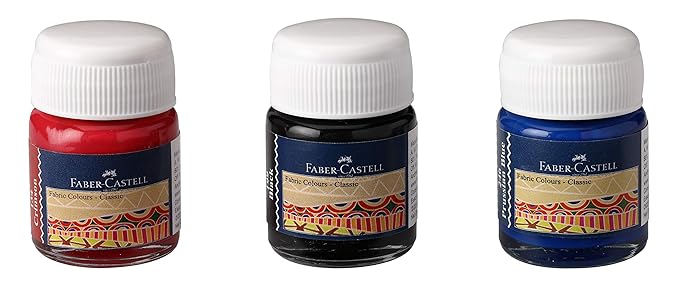 Faber-Castell Fabric Color - Pack of 6 (Assorted)