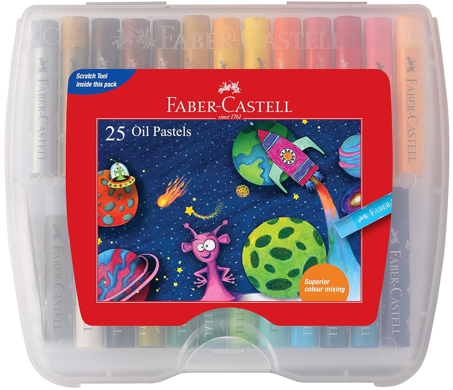 Faber-Castell Oil Pastel Set - Pack of 25