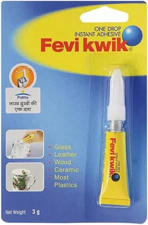 Pidilite Fevikwik One Drop Instant Adhesive (Pack of 5)