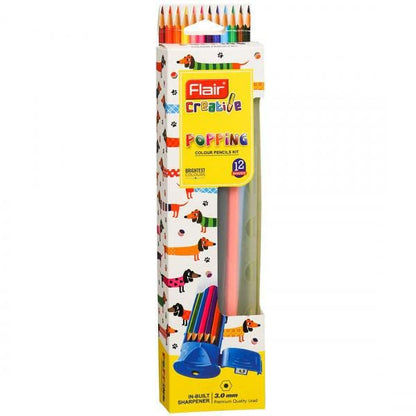 Flair Creative Series Popping Colour Pencils Kit