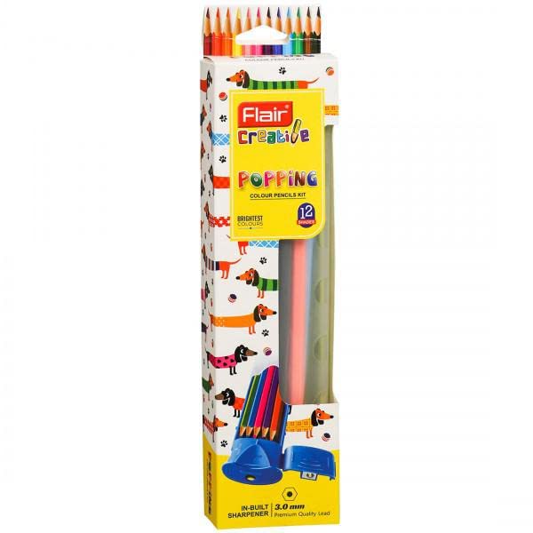 Flair Creative Series Popping Colour Pencils Kit