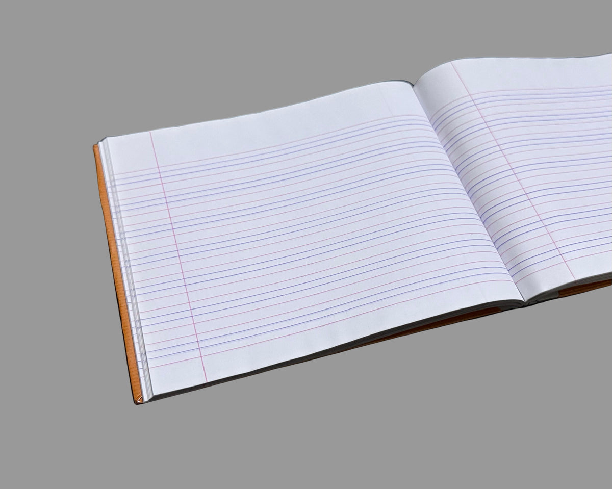 XAV- Hard Bound Four Line Notebook