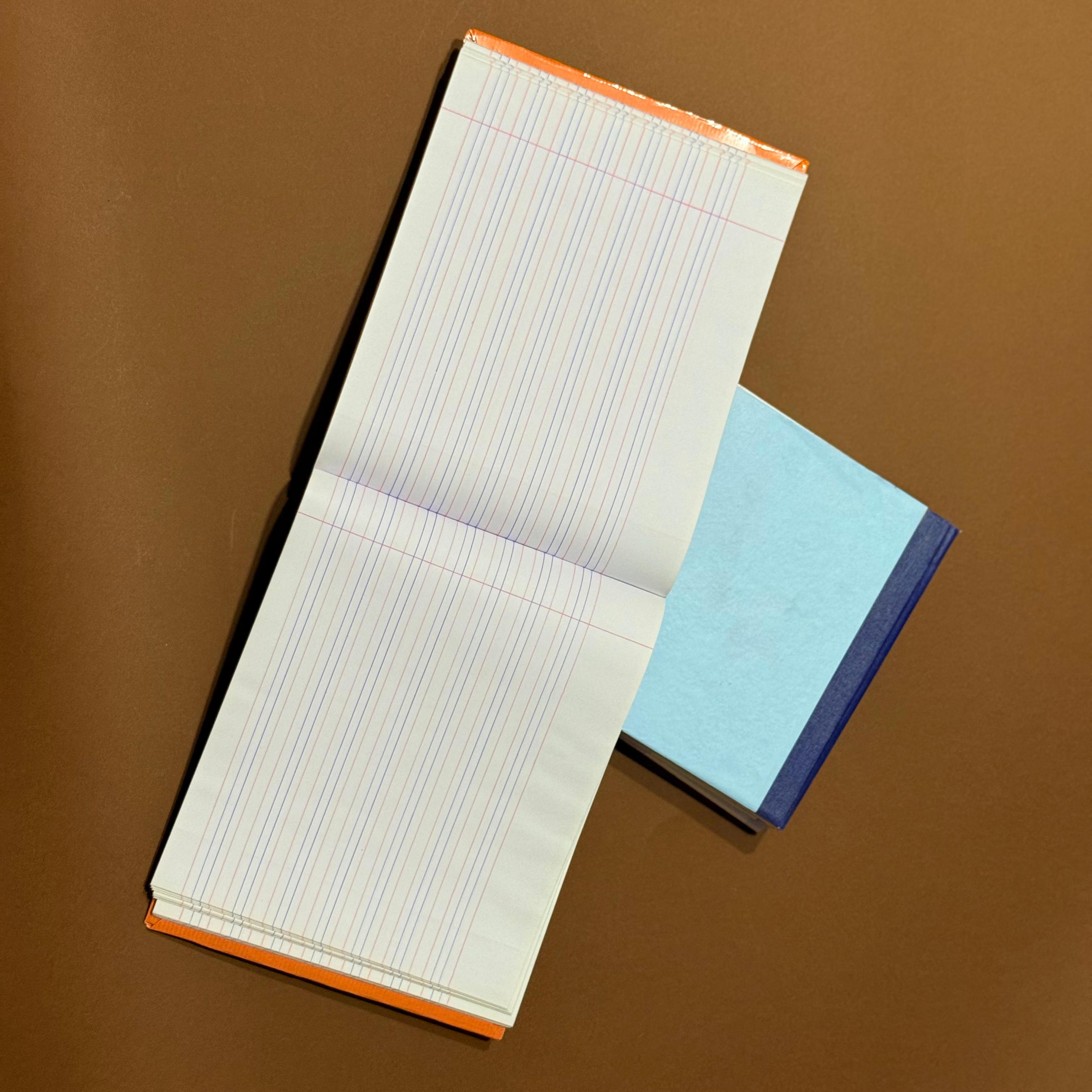 XAV- Hard Bound Four Line Notebook