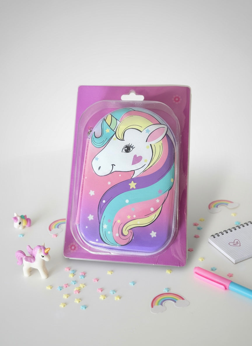 Magical Unicorn Plush Pencil Case